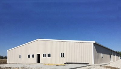 Low cost industrial shed light steel structure