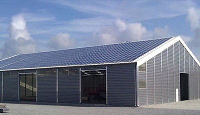 Light Gauge Steel Framing Prefabricated House / Factory / Shed Steel Structure Drawing