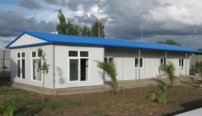 Low Cost Steel Frame Prefab Accommodation House Design