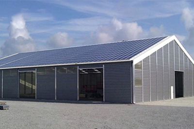Light Gauge Steel Framing Prefabricated House / Factory / Shed Steel Structure Drawing