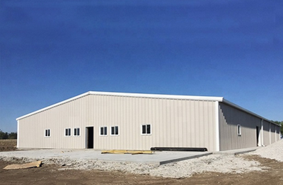 Low cost industrial shed light steel structure