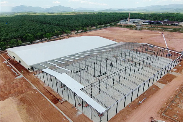 Free Design light Steel Structure Warehouse Prefabricated commercial metal frame building