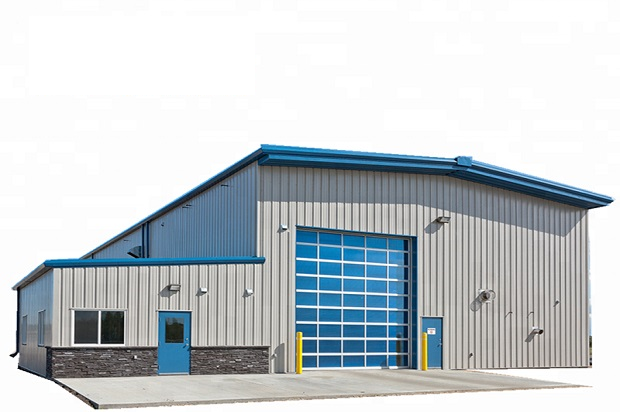 Low cost industrial shed light steel structure