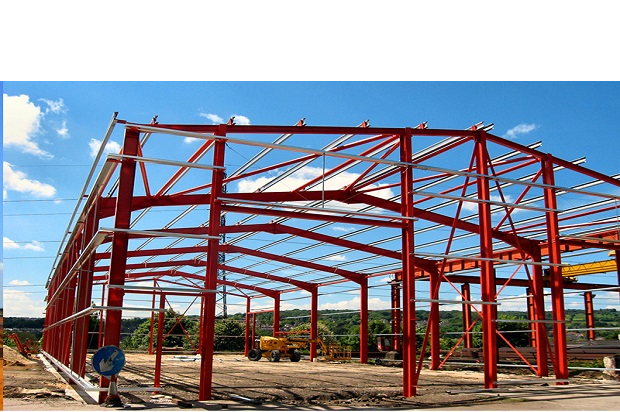 Low cost industrial shed light steel structure