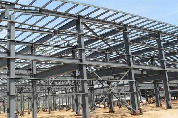 Steel Structure Construction Building Workshop Commercial for sale