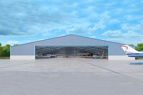 High Quality Prefabricated Steel Structure Aircraft Hangar Design