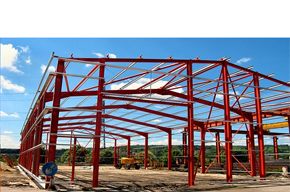 Low cost industrial shed light steel structure