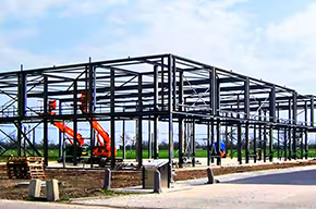 Free Design light Steel Structure Warehouse Prefabricated commercial metal frame building